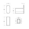 Cezares Stylus STYLUS-HK-01 Крючок, цвет: хром