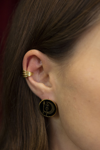 Кафф Путь, серебро 925, позолота 18k 8