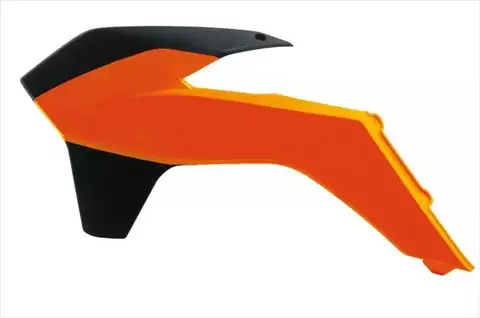 Боковины радиатора SX125-150 13-15 # SX250 13-16 # SXF250-450 13-15 # EXC-EXCF 14-16 оранжево-белые