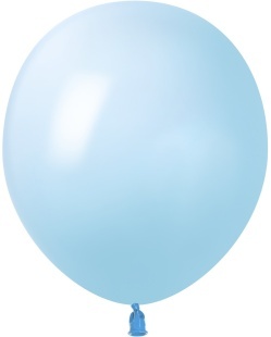Шар К512 18''/45 см, Пастель, Макарунс, Нежно-голубой (H18), 5 шт.