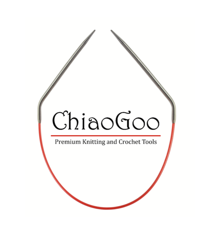 спицы круговые металлические 60 см 2 мм knit red, ChiaoGoo