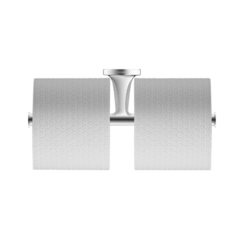 Duravit Starck T 99381000 Двойной держатель туалетной бумаги настенный, цвет хром фото