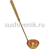 Ковш медный, деревянная ручка - 3