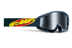 Маска кросс FMF - 100% Powercore Core черная с зеркальной линзой