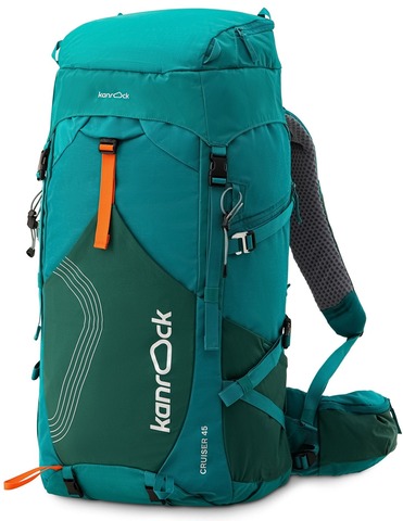 Картинка рюкзак туристический Kanrock Cruiser 45 Sea Green - 1