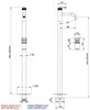 Remer Atelier AL18NO Смеситель для раковины напольный, цвет: черный матовый