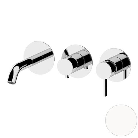 Remer Metrica MC54D2PBO Смеситель для ванны, цвет: белый матовый