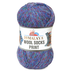 WOOL SOCKS PRINT S07-05