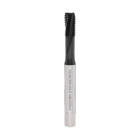 Метчик М 8,0х1,25 (Машинный, винт.) DIN371 HSSEPM-TiCN 6HX C/2-3P R15 a=6,2 H-Tools SC512505Ti