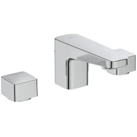 Ideal Standard Ceraplan BD243AA Смеситель для раковины под 3 отверстия, с металлическим донным клапаном