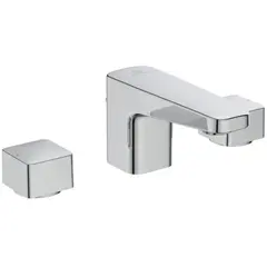 Ideal Standard Ceraplan BD243AA Смеситель для раковины под 3 отверстия, с металлическим донным клапаном фото