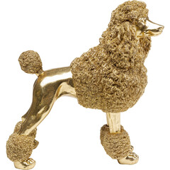 Фигура декоративная Mrs Poodle «Мадам Пудель» 34 см, Золотой