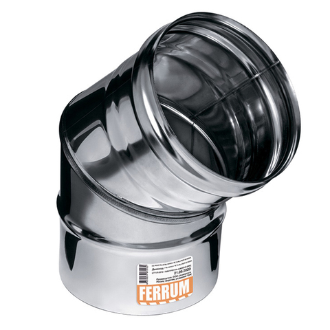 Отвод моно 135° d150мм (430/0,8мм) Ferrum в интернет-магазине ЯрТехника
