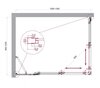 BelBagno Luce LUCE-AH-21-110/90-P-CR Душевой уголок, 110x90, цвет: хром