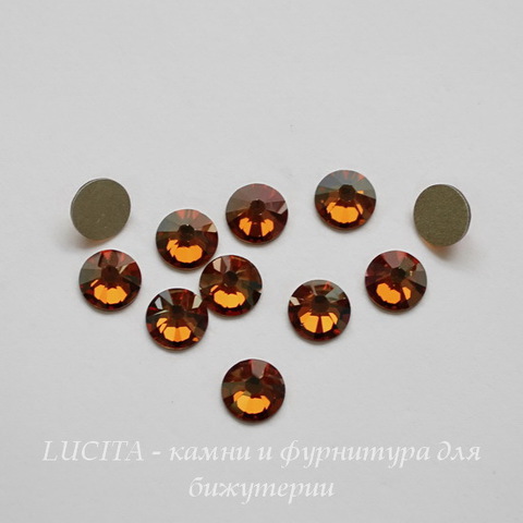 2058 Стразы Сваровски холодной фиксации Crystal Copper ss12 (3,0-3,2 мм), 10 штук ()