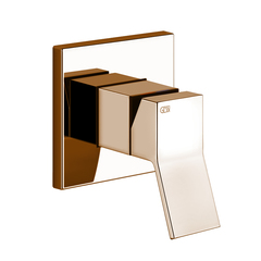 Gessi Rettangolo K 53109#030 Встраиваемый однорычажный смеситель без излива(внешние части), цвет: медь фото