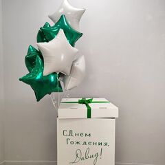 Box  бело-зелёный