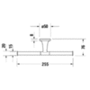 Duravit Starck T 99381000 Двойной держатель туалетной бумаги настенный, цвет хром