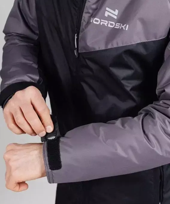 Nordski Premium Sport теплая лыжная куртка мужская grey - 6