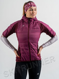 Элитный лыжный комплект жилет + шорты женский Noname Ski Vest-Shorts Red/Dk Rasberry