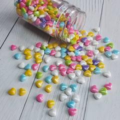 Посыпка 3D «Сердечки» цветные 50 гр