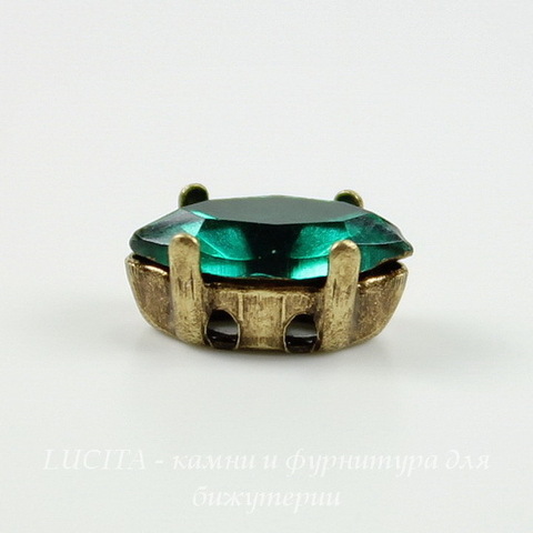 Сеттинг - основа для страза 10х5 мм (оксид латуни) ()