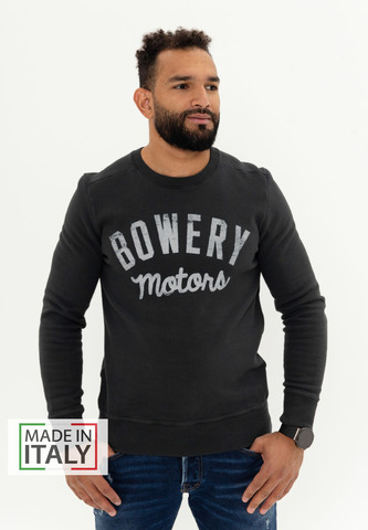 Свитшот Bowery NYC "Bowery Motors" Fleece Jet Black