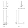 Decor Walther Contract 0650200 Держатель запасного рулона туалетной бумаги, цвет: хром