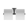 Duravit Starck T 99384600 Двойной держатель туалетной бумаги настенный, цвет черный матовый