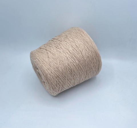 Filati Naturali (пр.Италия),art-Cash-cotton, 270м/100гр, 15%Кашемир 85%Хлопок , цвет-Бежевый меланж, арт-28046