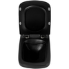 BelBagno BB3201CHR-MB/BB3201SC-MB Унитаз подвесной безободковый, цвет: чёрный