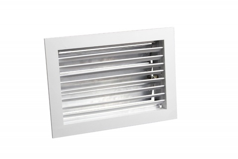 Купить Решетка вентиляционная Р-Г с 250х200 RAL 9016 (белый) с КРВ. недорого со склада в Хабаровске, Якутске, Владивостоке, Южно-Сахалинске, Благовещенске