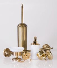 TW Bristol 108 TWBR108oro Подвесной дозатор, керамический (белый), цвет держателя: золото фото