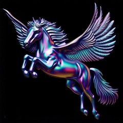 Силиконовый молд № 492 Пегас левый