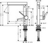 Hansgrohe Finoris 76060700 Высокий смеситель для раковины (белый матовый)