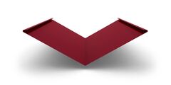 Планка ендовы толщиной 0,45 мм с покрытием Полиэстер 0,45мм, цвет RAL 3011 2м
