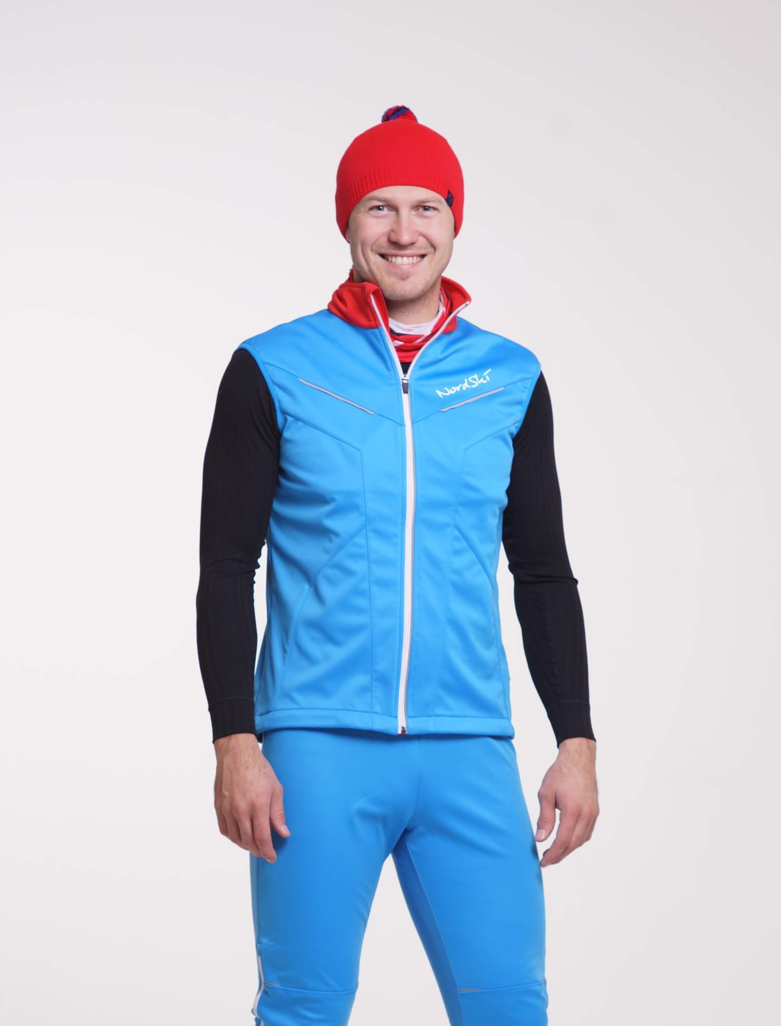 Nordski Jr National детский лыжный жилет blue - 2