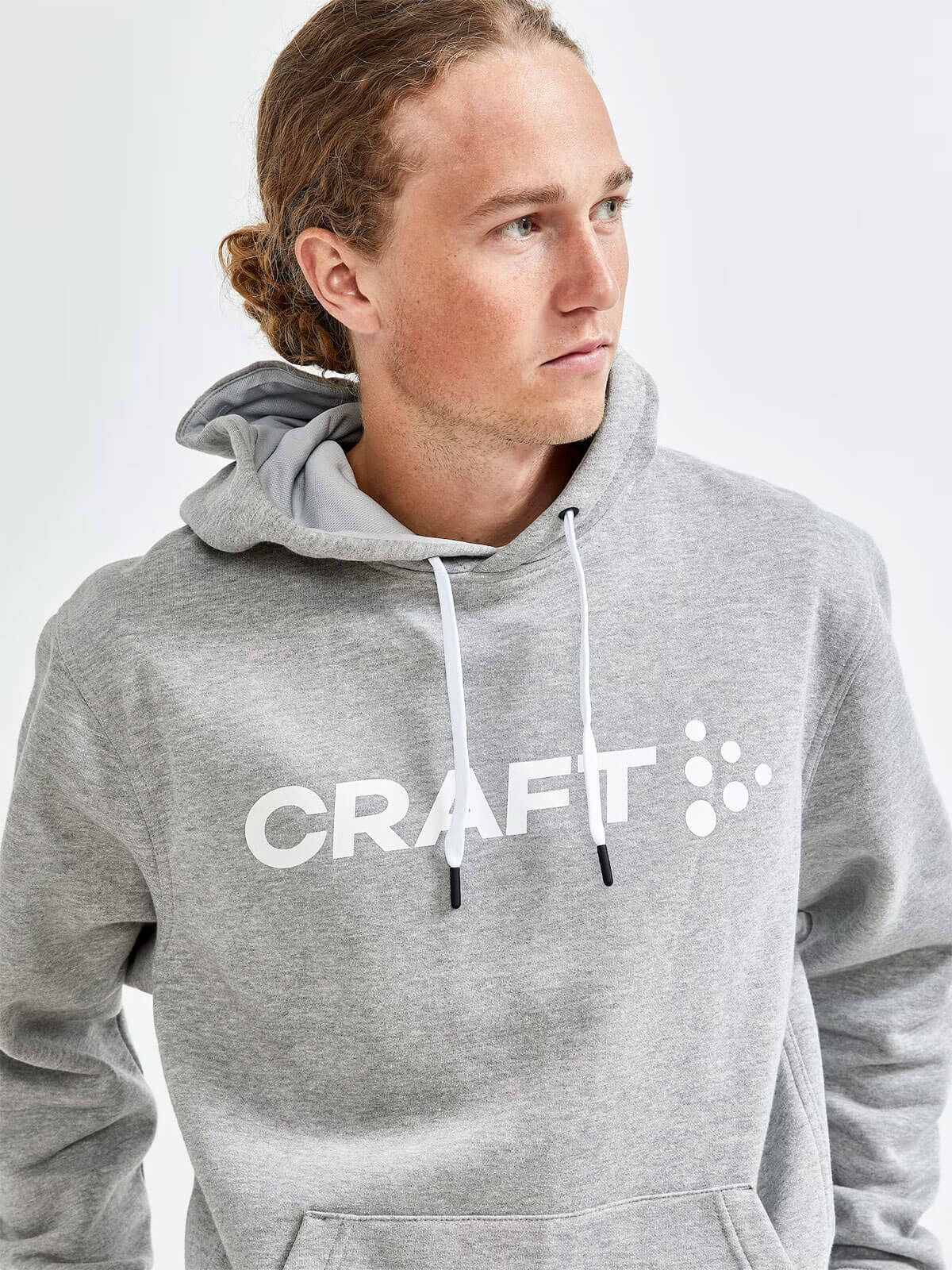 Мужская толстовка с капюшоном Craft Core Hood серая - 3