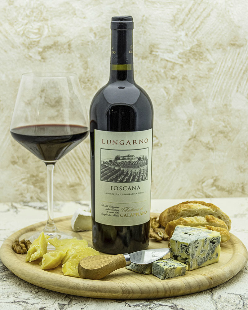 Вино Fattoria di Calappiano Лунгарно Красное Сухое 2017 г.у. 14,5% 0,75 л, Италия