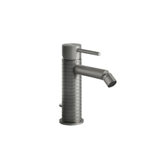 Gessi 316 54207#239 Смеситель для биде на 1 отверстие с донным клапаном, излив 118мм, цвет: steel brushed фото