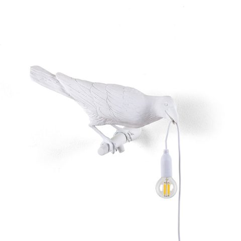 Фото: Настенный светильник Bird Lamp White Looking Right - основной вид