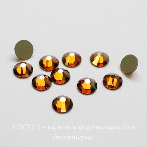 2058 Стразы Сваровски холодной фиксации Crystal Copper ss12 (3,0-3,2 мм), 10 штук ()