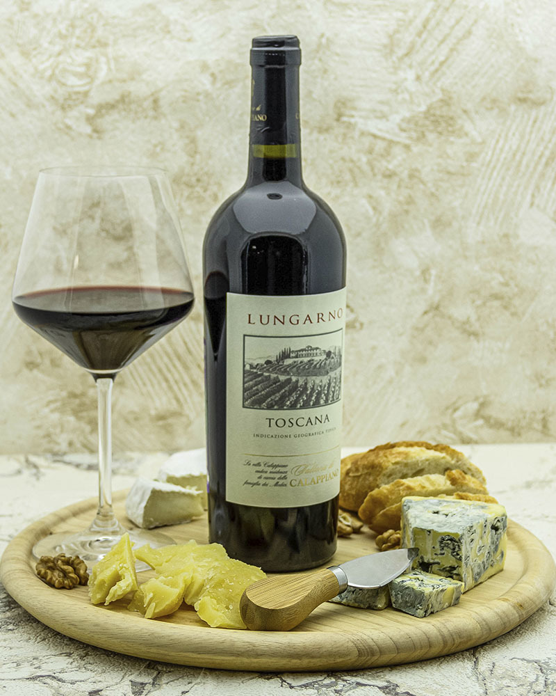 Вино Fattoria di Calappiano Лунгарно Красное Сухое 2017 г.у. 14,5% 0,75 л, Италия