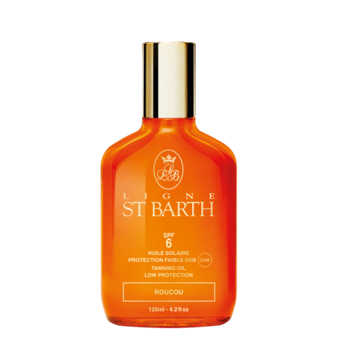 LIGNE ST BARTH ROUCOU TANNING OIL LOW PROTECTION SPF6 125 мл. МАСЛО ПОМАДНОГО ДЕРЕВА SPF6