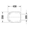Duravit D-Code 67310000 Сиденье для унитаза