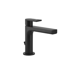 Gessi Emporio Via manzoni 38601#299 Смеситель для раковины с донным клапаном и соединительными шлангами, цвет: Black XL фото