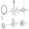 Decor Walther 0122300 Косметическое зеркало с подсветкой, цвет: хром