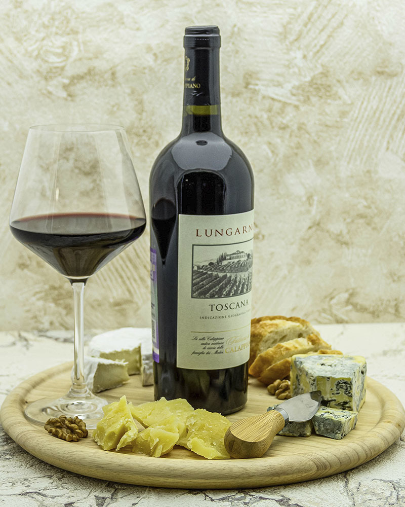 Вино Fattoria di Calappiano Лунгарно Красное Сухое 2017 г.у. 14,5% 0,75 л, Италия