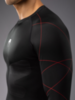 Рашгард Venum Tactical XT Black/Fire Red L/S