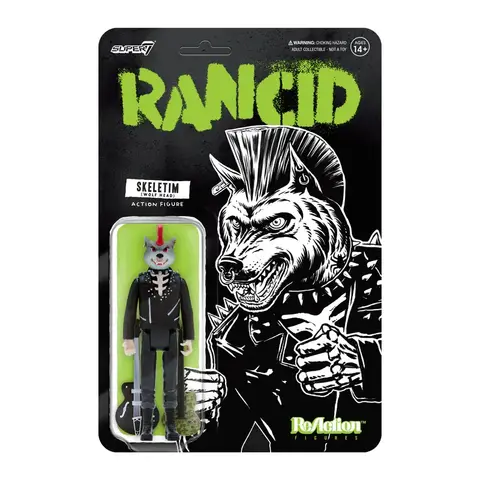 Фигурка Super7 Rancid: Rancid Punk Skeletim (Wolf Head)